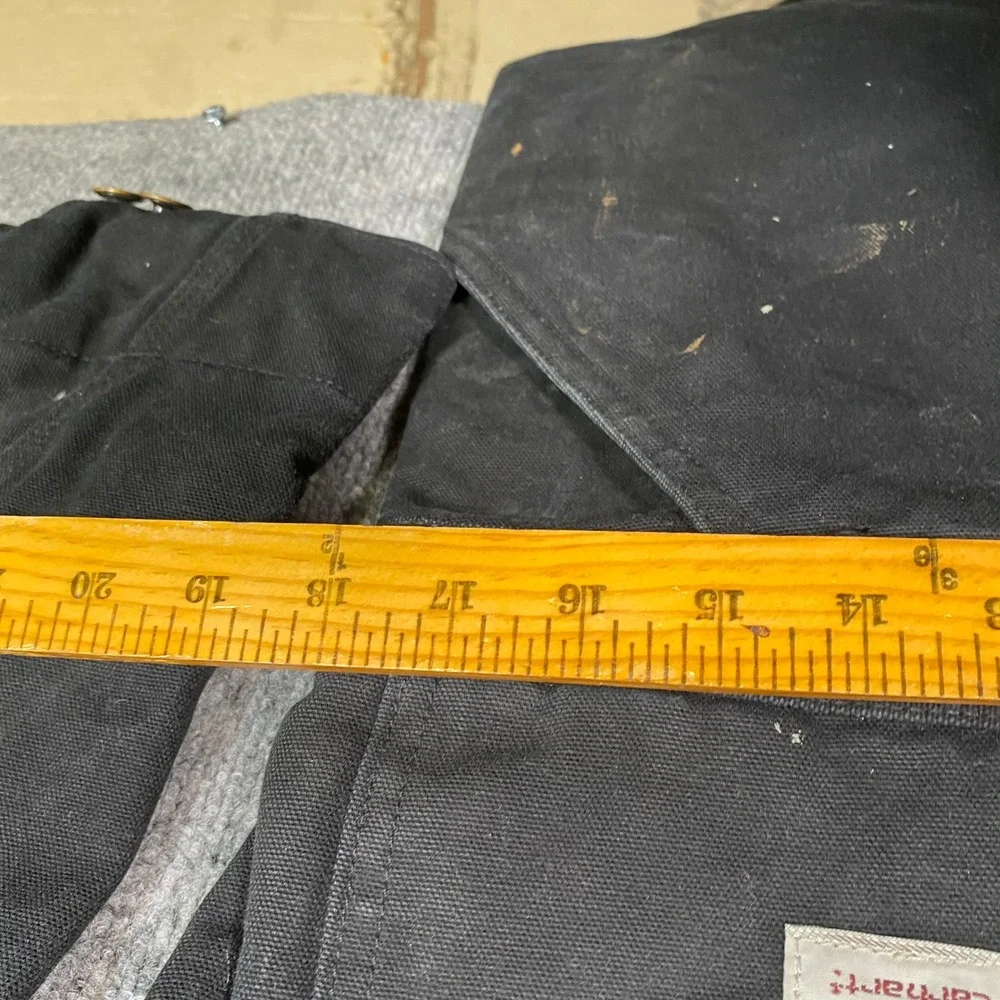 Carhartt X01 BLK Arctic Quilt Lined Coveralls Black Duck Canvas Mens 44 Regular